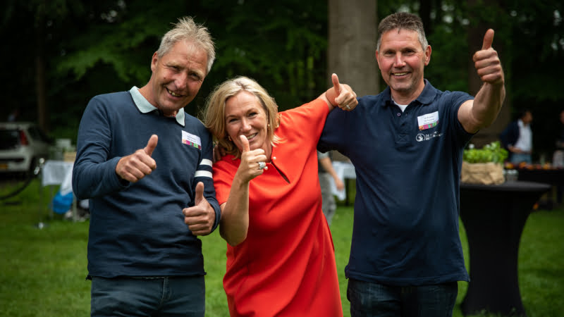 Kruidenteler Frank Radder, Francis van Rungis en zeewiersnijder Jan Kruijsse