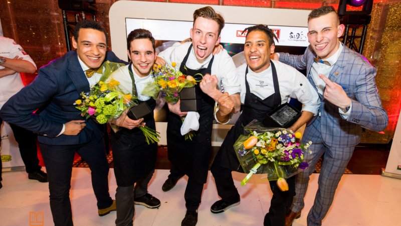 Winnaars Future Talents 2018: Jesse Goyvaerts, Lars Brandwijk en Seni Batta van Cas Spijkers Academie Breda