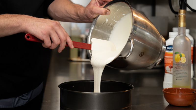 chef theo van het lokaal in drunen over debic cheesecake