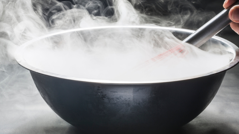 Vloeibare stikstof: geïnspireerd door Ferran Adrià en later ook Heston Blumenthal