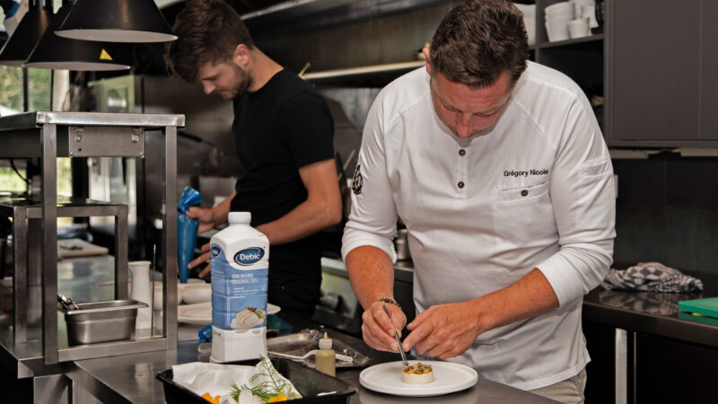 Grégory Nicole is patron-cuisinier van Restaurant Le Nord in Bilhoven