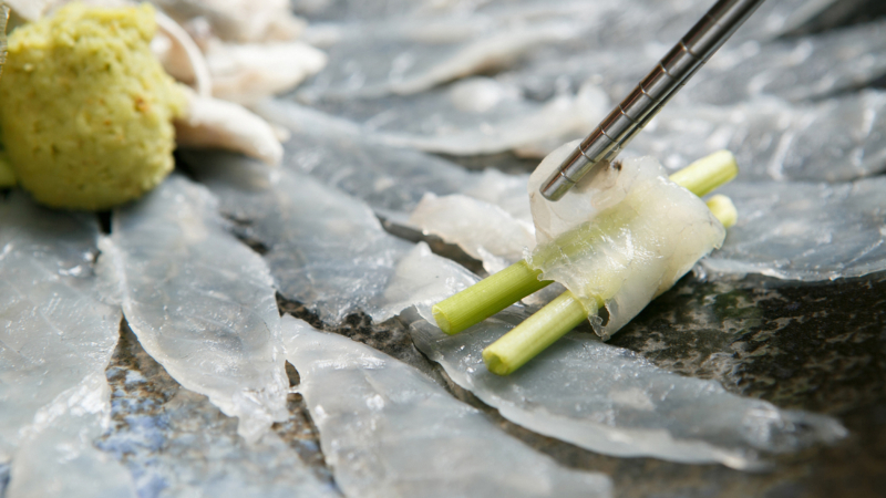 Fugu-sashimi