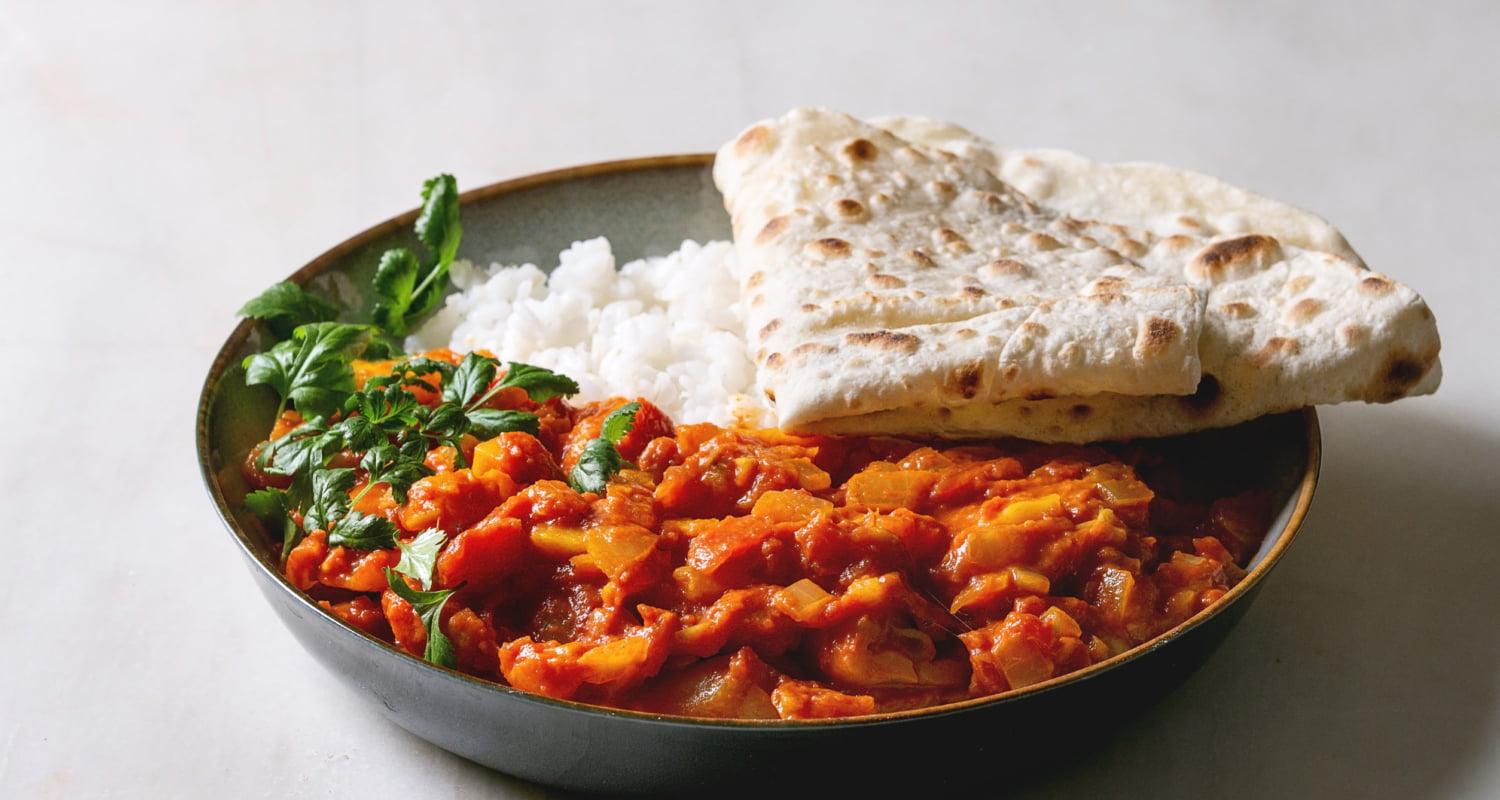 Vegetarische curry van jackfruit