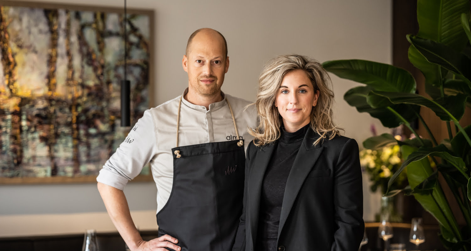 Wouter van Laarhoven en Malou Hagenaars van Alma bodega en Alma restaurant