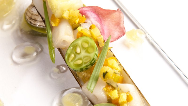 Gerecht van schelpdieren door Soenil Bahadoer