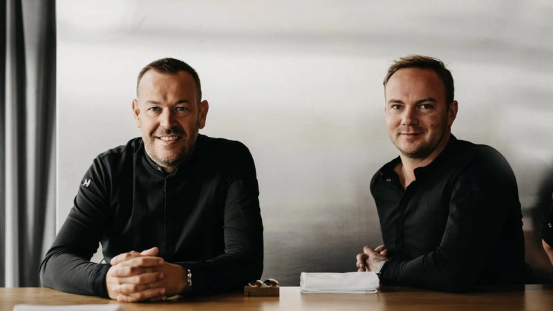 Chefs Richard van Oostenbrugge en Thomas Groot van Restaurant 212 Amsterdam